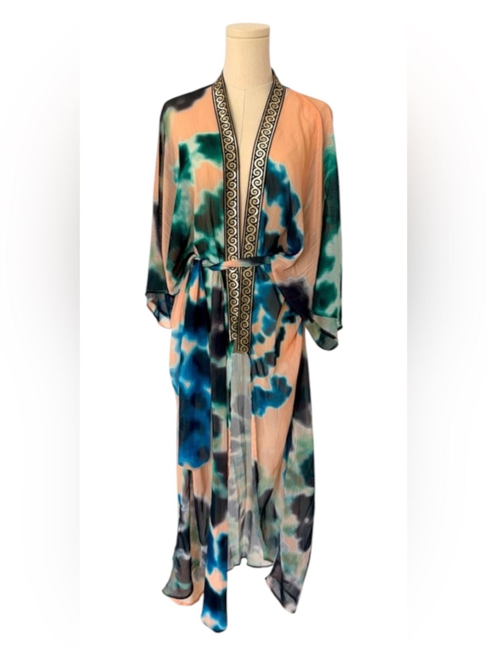 Resort Chic Printed Kimono